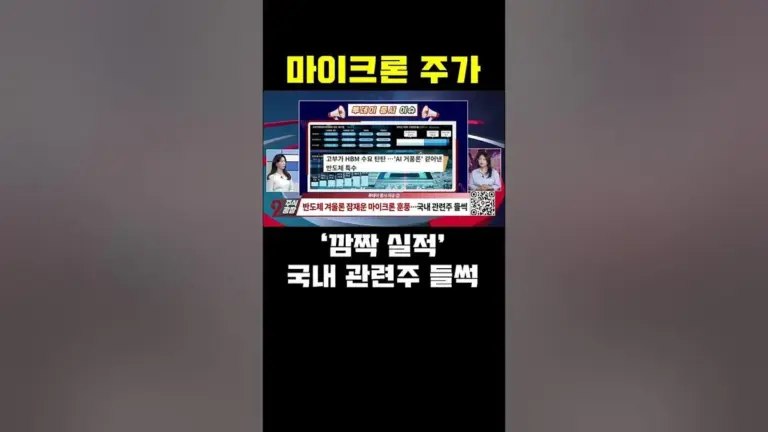 마이크론 주가 — KR news