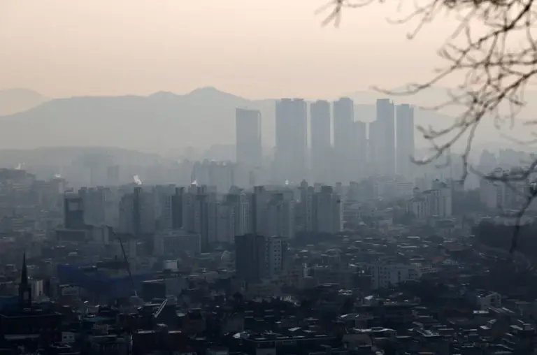 미세먼지 농도 — KR news