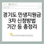3차 민생지원금 지급일 — KR news