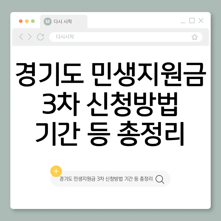 3차 민생지원금 지급일 — KR news
